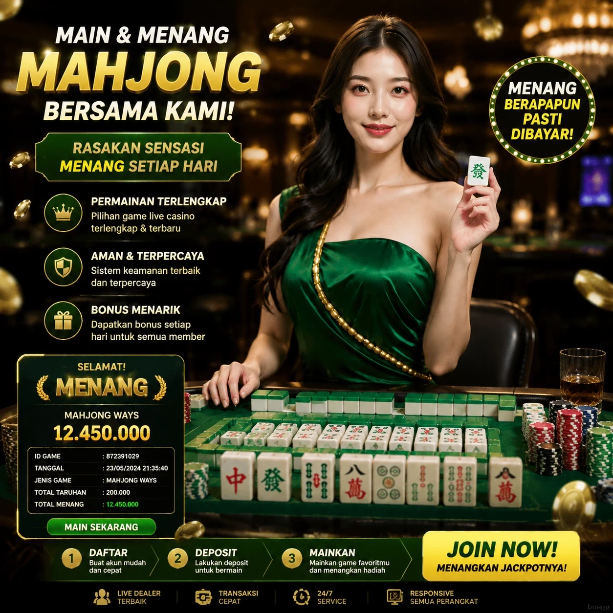 Cara Mendaftar dan Verifikasi Akun di bosgg